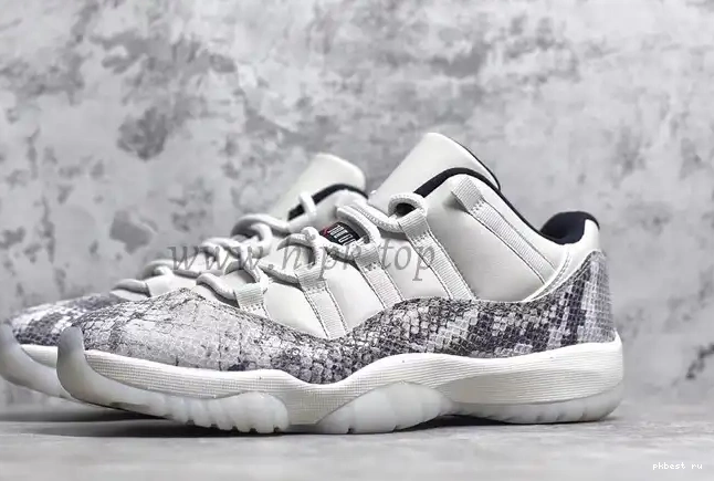 ship 11 Jordan Light to ready PK real Low Snakeskin God snakeskin Retro Bone 0503